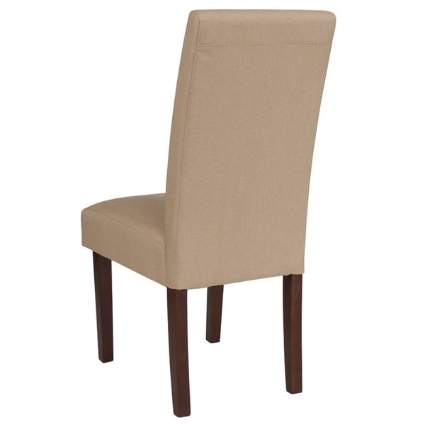 Shop for Beige Fabric Parsons Chairw/ Panel Back Design near  Casselberry at Capital Office Furniture