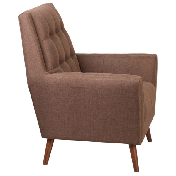 Nice HERCULES Kensington Series Contemporary Fabric Tufted Arm Chair Button Tufted Back office guest and reception chairs near  Windermere at Capital Office Furniture