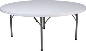 Buy Ready To Use Commercial Table 71RD Plastic Fold Table near  Leesburg at Capital Office Furniture