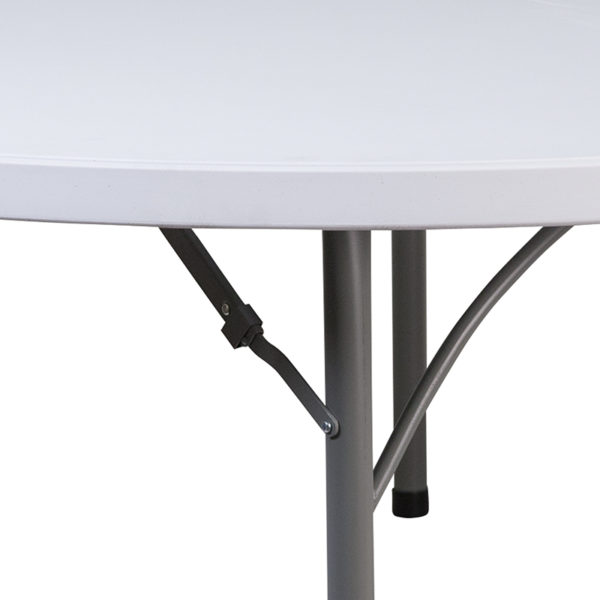 New folding tables in white w/ Gray Powder Coated Locking Legs with protective floor caps at Capital Office Furniture near  Bay Lake at Capital Office Furniture