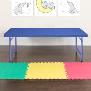 Buy Multipurpose Kids Folding Table Kids 30x60 Blue Folding Table near  Altamonte Springs at Capital Office Furniture