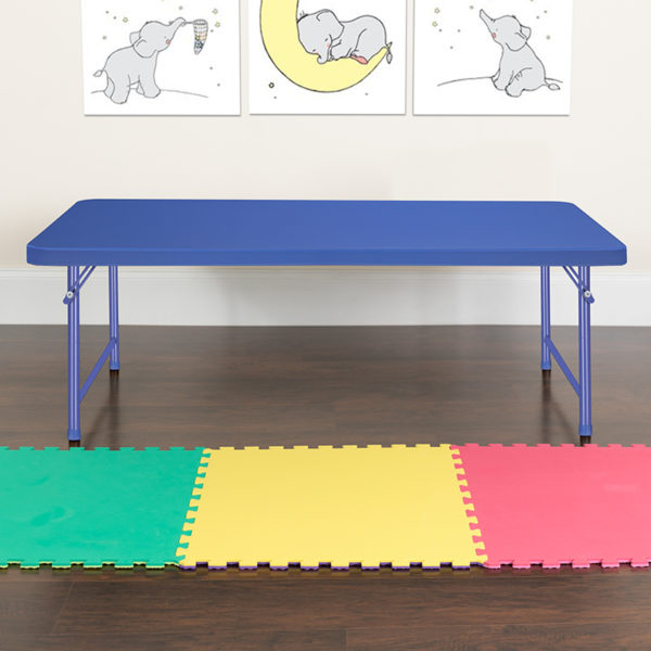 Buy Multipurpose Kids Folding Table Kids 30x60 Blue Folding Table near  Saint Cloud at Capital Office Furniture