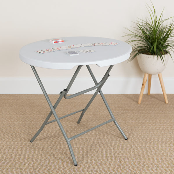 Buy Ready To Use Commercial Table 32RD White Plastic Fold Table near  Casselberry at Capital Office Furniture