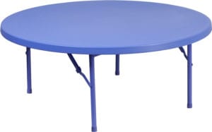 Buy Multipurpose Kids Folding Table Kids 48RD Blue Folding Table in  Orlando at Capital Office Furniture
