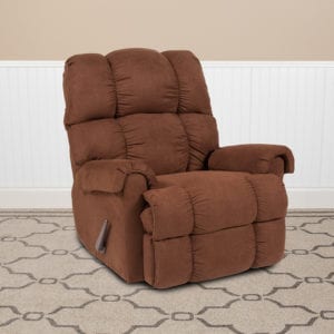 Buy Contemporary Style Chocolate Microfiber Recliner in  Orlando at Capital Office Furniture