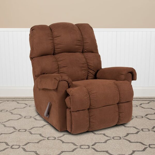 Buy Contemporary Style Chocolate Microfiber Recliner near  Oviedo at Capital Office Furniture