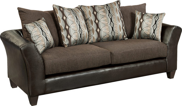 Buy Contemporary Style Sable Chenille Sofa near  Lake Buena Vista at Capital Office Furniture