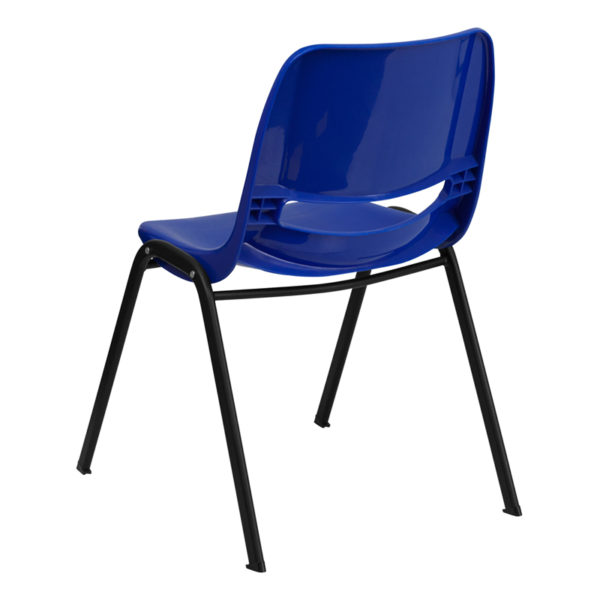 Shop for Navy Stack Chair-Black Framew/ Stack Quantity: 15 near  Casselberry at Capital Office Furniture