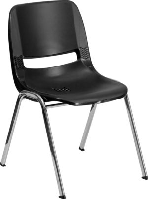 Buy Multipurpose Stack Chair Black Stack Chair-Chrome Frame near  Sanford at Capital Office Furniture