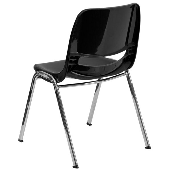 Shop for Black Stack Chair-Chrome Framew/ Stack Quantity: 15 near  Winter Garden at Capital Office Furniture