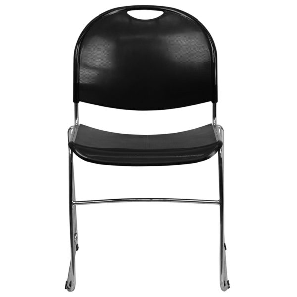 New office guest and reception chairs in black w/ No-Fade Infused Polypropylene Material at Capital Office Furniture near  Sanford at Capital Office Furniture