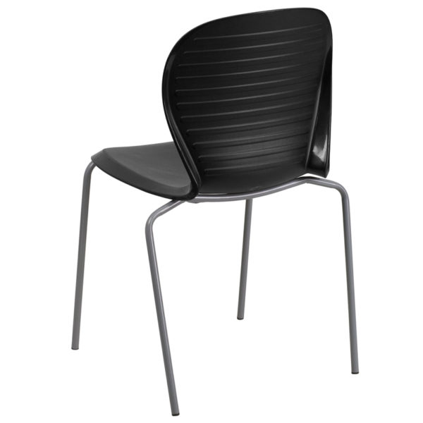 Shop for Black Plastic Stack Chairw/ Stack Quantity: 5 near  Sanford at Capital Office Furniture
