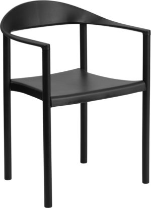 Buy Multipurpose Stack Chair Black Plastic Stack Cafe Chair near  Sanford at Capital Office Furniture