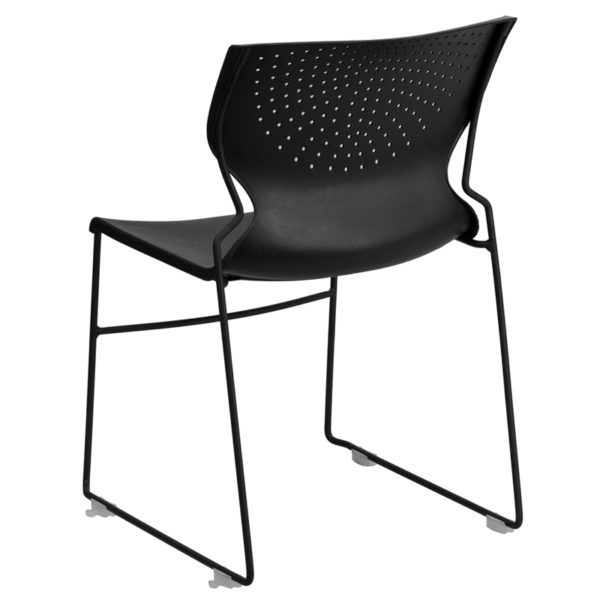Shop for Black Plastic Stack Chairw/ Stack Quantity: 25 near  Ocoee at Capital Office Furniture