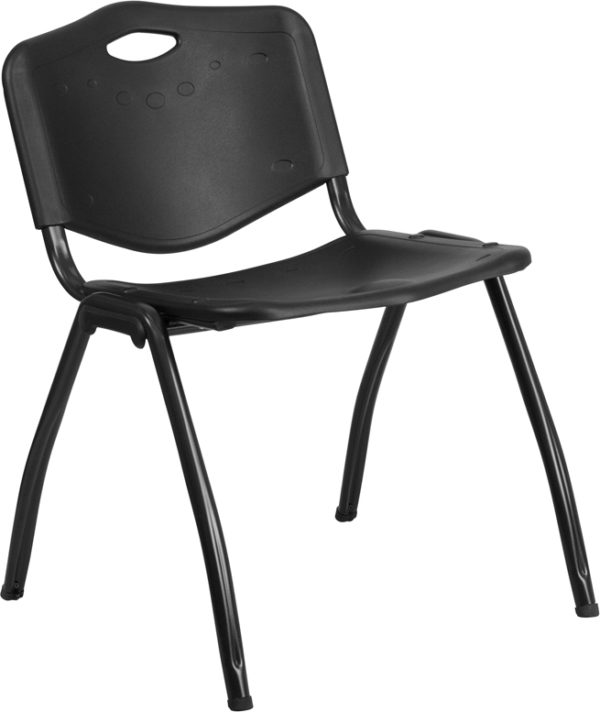 Buy Multipurpose Stack Chair Black Plastic Stack Chair near  Windermere at Capital Office Furniture