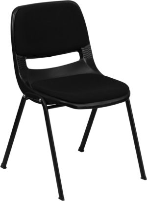 Buy Multipurpose Stack Chair Black Plastic Pad Stack Chair in  Orlando at Capital Office Furniture