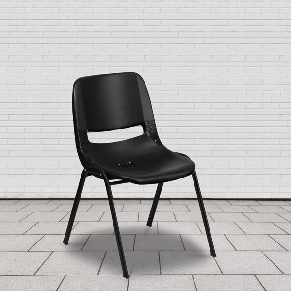Buy Multipurpose Stack Chair Black Plastic Stack Chair near  Winter Garden at Capital Office Furniture