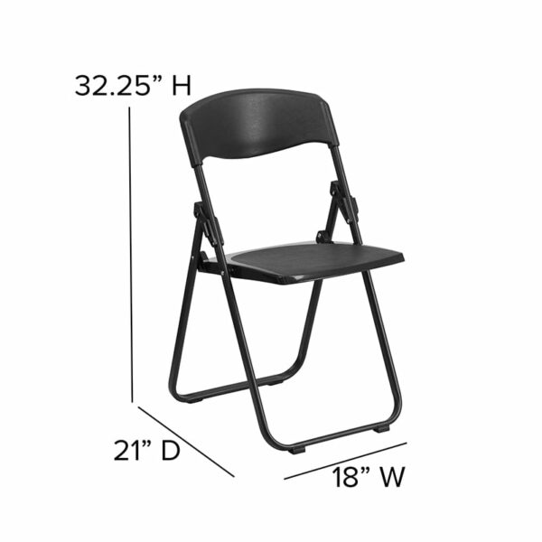 Looking for black folding chairs near  Lake Buena Vista at Capital Office Furniture?