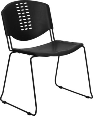 Buy Multipurpose Stack Chair Black Plastic Stack Chair near  Windermere at Capital Office Furniture