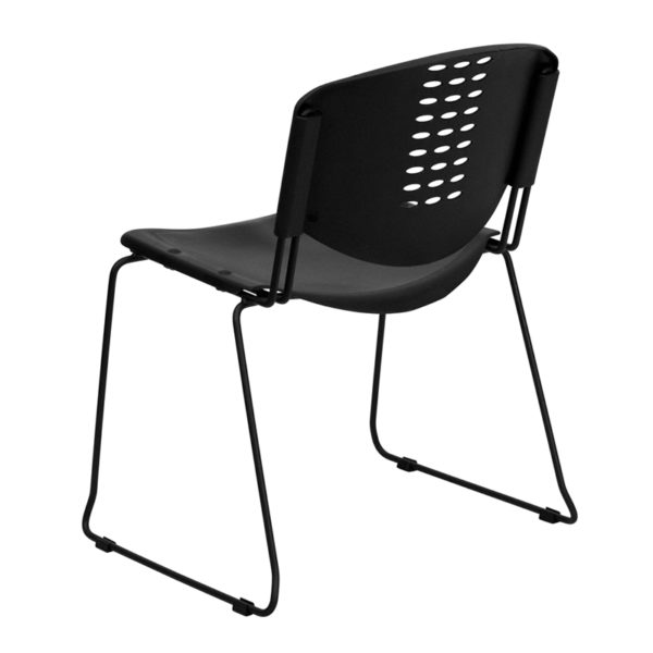 Shop for Black Plastic Stack Chairw/ Stack Quantity: 20 near  Winter Garden at Capital Office Furniture