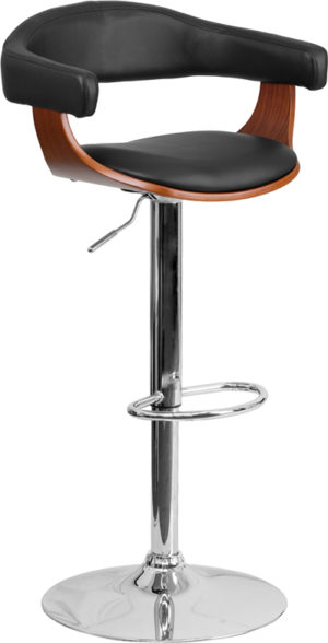 Buy Contemporary Style Stool Walnut Wood Barstool near  Altamonte Springs at Capital Office Furniture