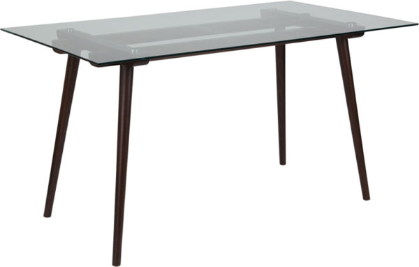 Buy Contemporary Style 31.5x55 Espresso/Glass Table near  Sanford at Capital Office Furniture