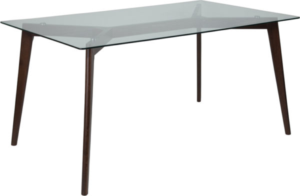 Buy Contemporary Style 35.25x59 Espresso/Glass Table near  Winter Park at Capital Office Furniture