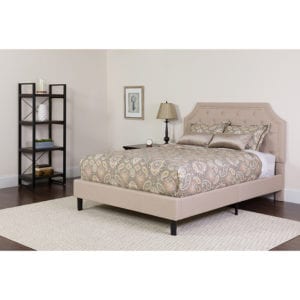 Buy Platform Bed Full Platform Bed-Beige near  Clermont at Capital Office Furniture