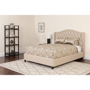 Buy Twin Platform Bed and Mattress Set Twin Platform Bed Set-Beige in  Orlando at Capital Office Furniture