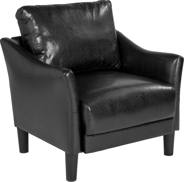 Buy Contemporary Style Black Leather Chair near  Oviedo at Capital Office Furniture