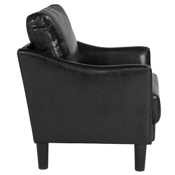 Nice Asti UpholsteChair in LeatherSoft Loose Back Cushion living room furniture near  Daytona Beach at Capital Office Furniture