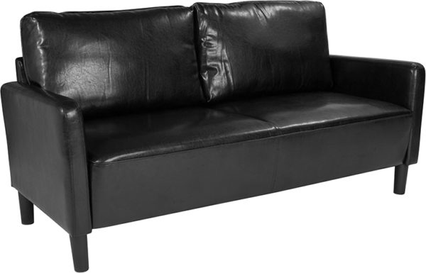 Buy Contemporary Style Black Leather Sofa near  Saint Cloud at Capital Office Furniture