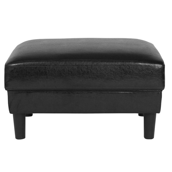 Shop for Black Leather Ottomanw/ Taut Upholstery near  Winter Springs at Capital Office Furniture