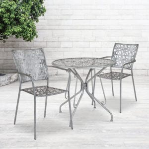 Buy Patio Table 31.5RD Silver Patio Table in  Orlando at Capital Office Furniture