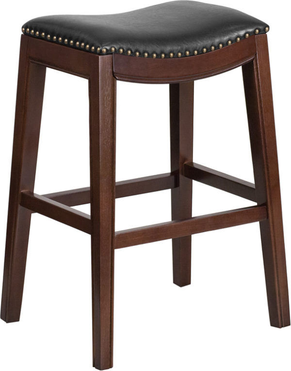Buy Transitional Style Stool 30" No Back Cappuccino Stool in  Orlando at Capital Office Furniture