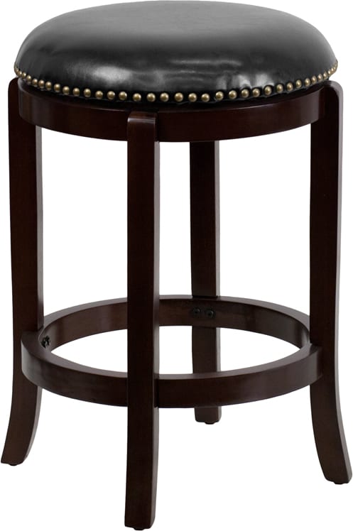 Buy Transitional Style Stool 24" No Back Cappuccino Stool in  Orlando at Capital Office Furniture