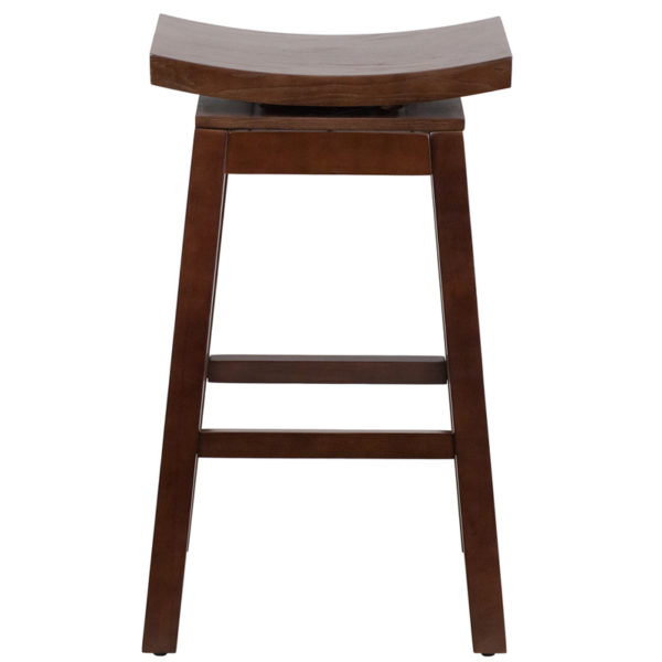 Nice 30" High Seat Wood Barstool w/ Auto Swivel Seat Return 180° Auto Return Swivel Seat kitchen and dining room furniture near  Clermont at Capital Office Furniture