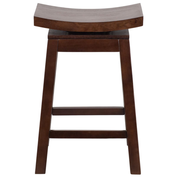 Nice 26" High Seat Wood Counter Height Stool w/ Auto Swivel Seat Return 180° Auto Return Swivel Seat kitchen and dining room furniture in  Orlando at Capital Office Furniture