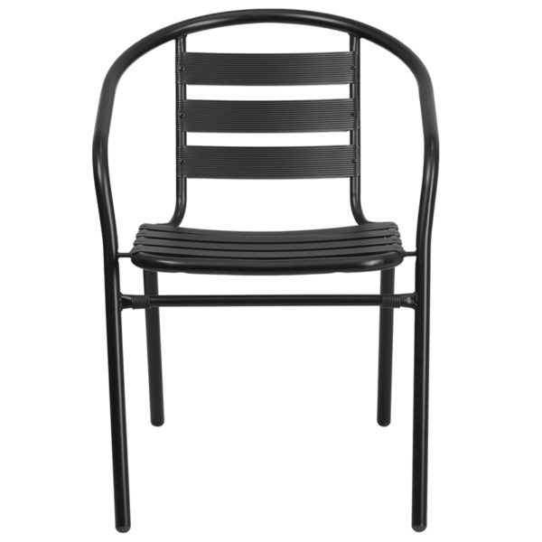 New patio chairs in black w/ Cross Braces provide extra stability at Capital Office Furniture near  Winter Park at Capital Office Furniture