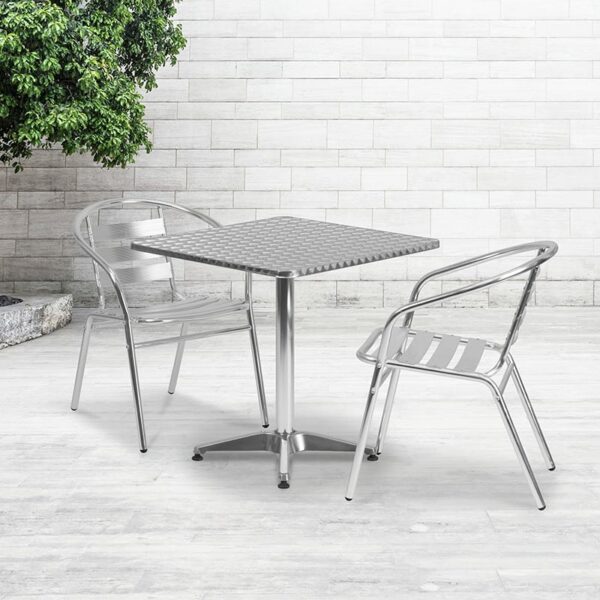 Buy Square Table 27.5SQ Aluminum Table near  Daytona Beach at Capital Office Furniture