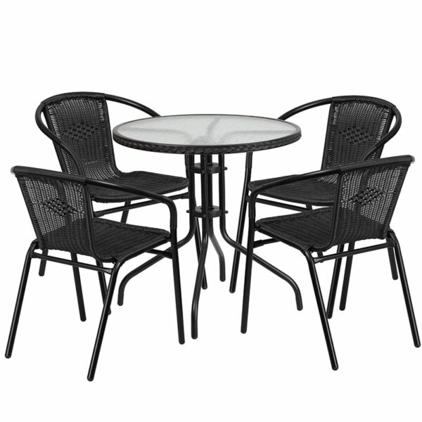 Find Set Includes Table and 4 Chairs patio table and chair sets near  Clermont at Capital Office Furniture