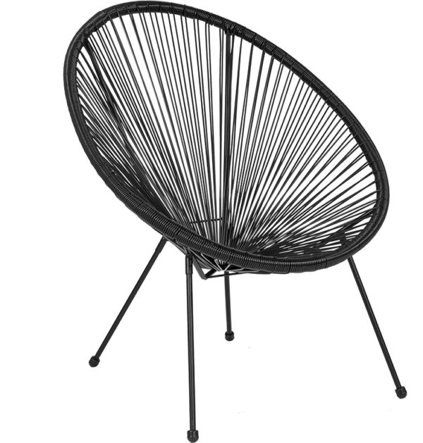 Buy Bungee Lounge Chair Black Bungee Oval Lounge Chair near  Winter Garden at Capital Office Furniture