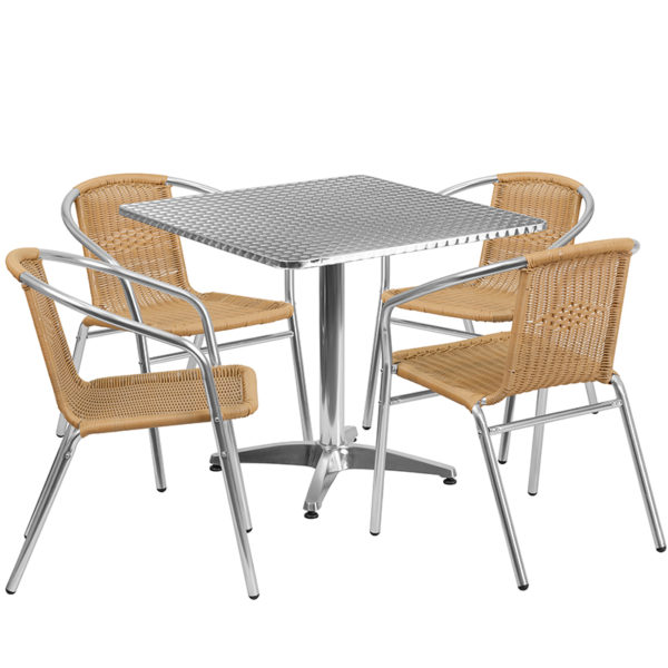 Find Set Includes Table and 4 Chairs patio table and chair sets near  Oviedo at Capital Office Furniture