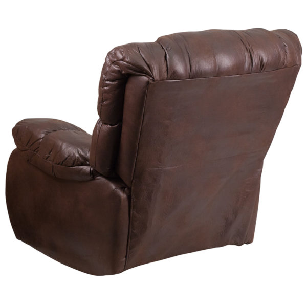 Shop for Espresso Fabric Reclinerw/ Breathable Material looks like leather near  Lake Buena Vista at Capital Office Furniture