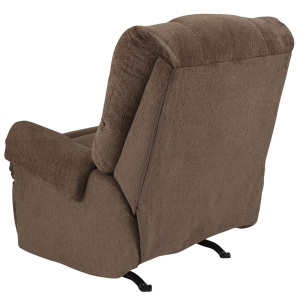 Nice Contemporary Kelly Super Soft Microfiber Rocker Recliner Plush Pillow Back recliners near  Casselberry at Capital Office Furniture