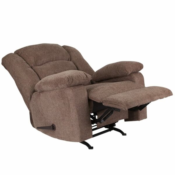 Nice Contemporary Super Soft Jesse Chenille Rocker Recliner Plush Pillow Back recliners near  Clermont at Capital Office Furniture