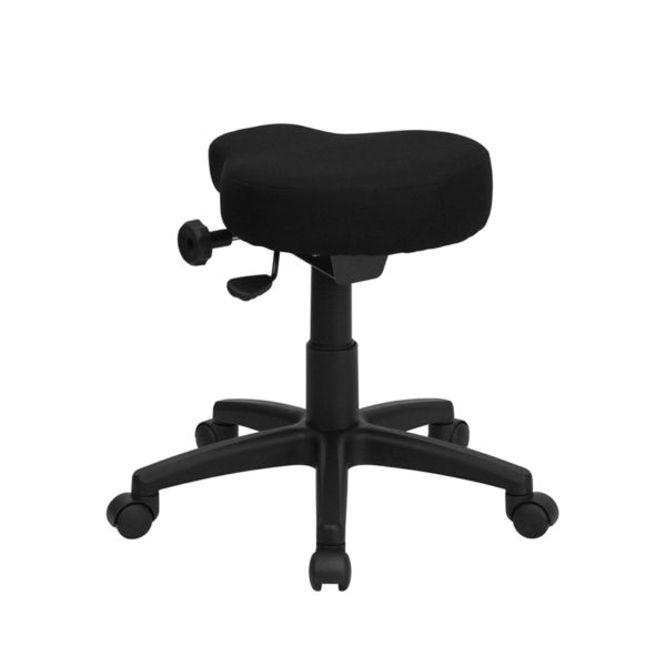 Shop for Black Fabric Saddle Stoolw/ Padded Saddle Seat near  Winter Garden at Capital Office Furniture