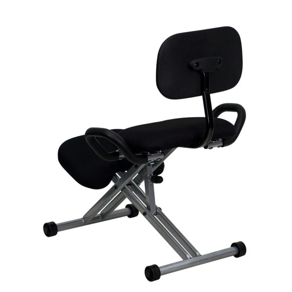Shop for Black Kneeler Back w/ Handlesw/ Padded Seat and Knee Rest near  Winter Garden at Capital Office Furniture