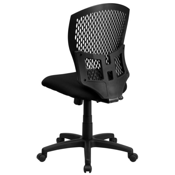 Shop for Black Mid-Back Task Chairw/ Perforated Plastic Back allows air circulation near  Kissimmee at Capital Office Furniture