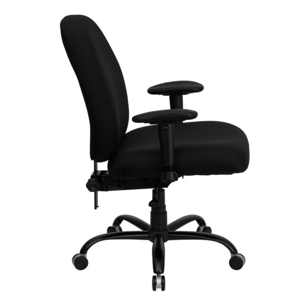 Nice HERCULES Series Big & Tall 400 lb. Rated Fabric Executive Ergonomic Office Chair w/ Adjustable Back & Arms High Back Design office chairs near  Lake Buena Vista at Capital Office Furniture